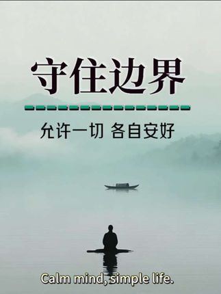 每個人都有自己的人生劇本，不必強行干預親人的因果。不做導演，不做審判官，守住邊界，允許一切發生，守望不捆綁，各自安好才是圓滿。