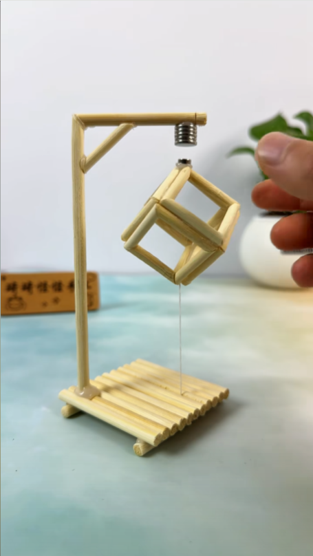 一次性筷子DIY磁懸浮小擺件，解鎖科技感手工樂趣