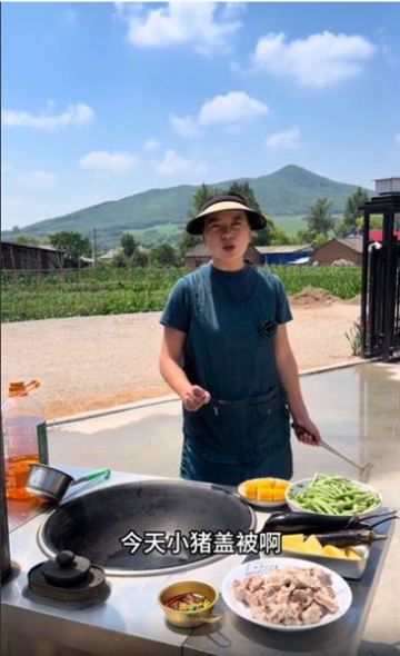 饞哭人的東北一鍋出！排骨豆角配肉湯花卷，農家日常太治愈